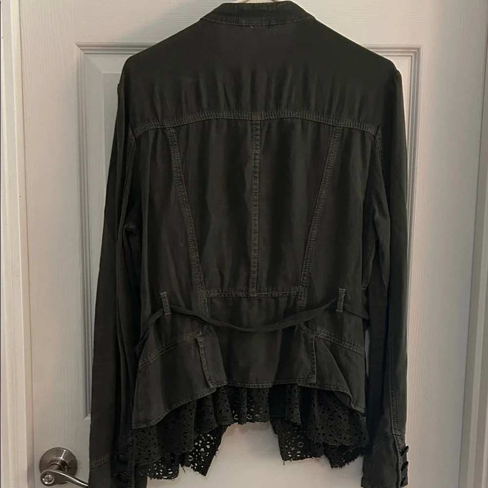 Free People Dark Green Utility Jacket - Picture 5 of 8
